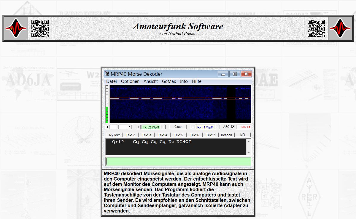 MRP40 Amateurfunk Software