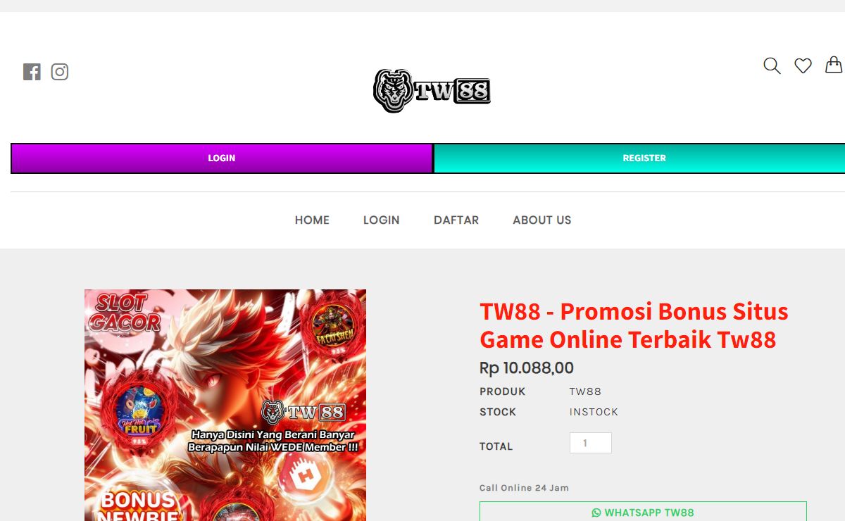 TW88 - Promosi Bonus Situs Game Online Terbaik Tw88