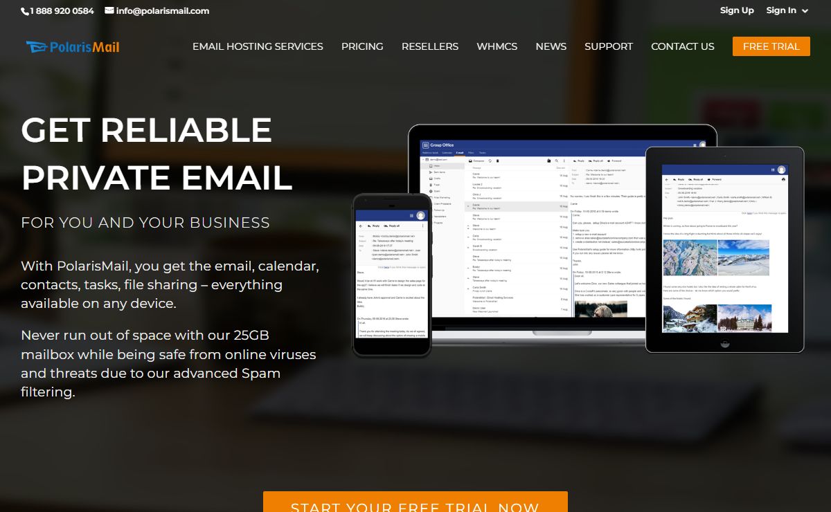 PolarisMail - Your Email Hosting Provider | We Know Email!
