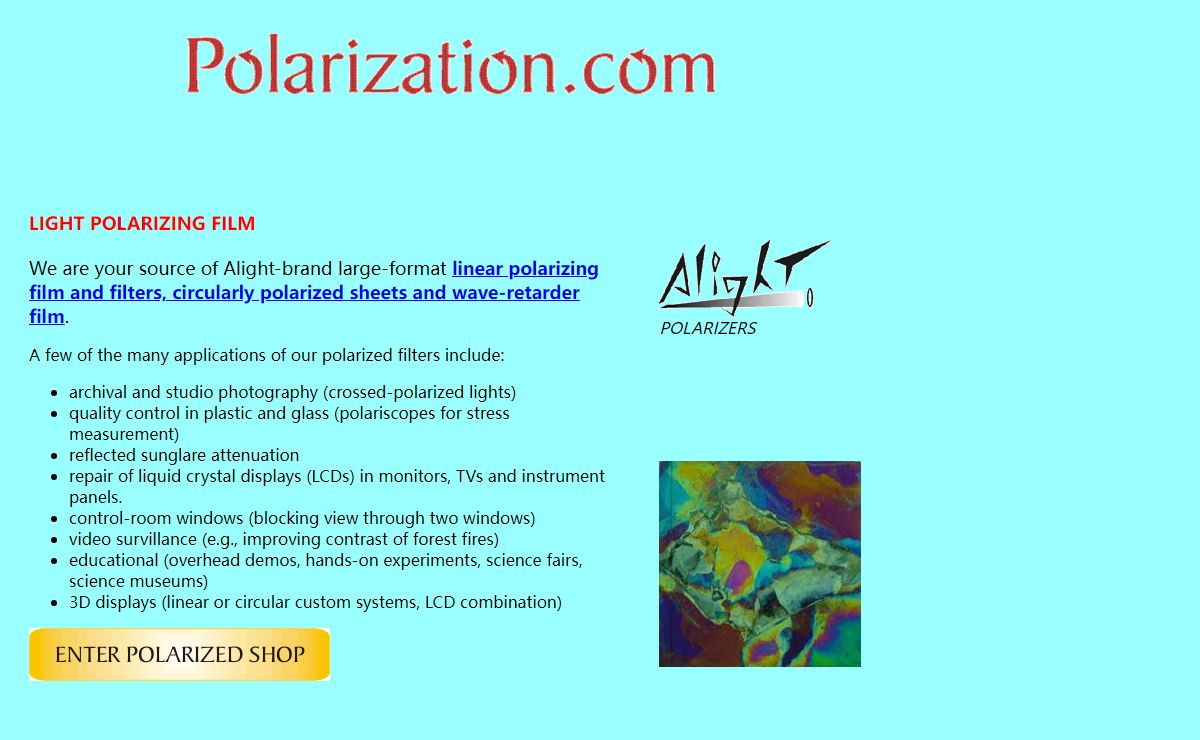 Light polarization