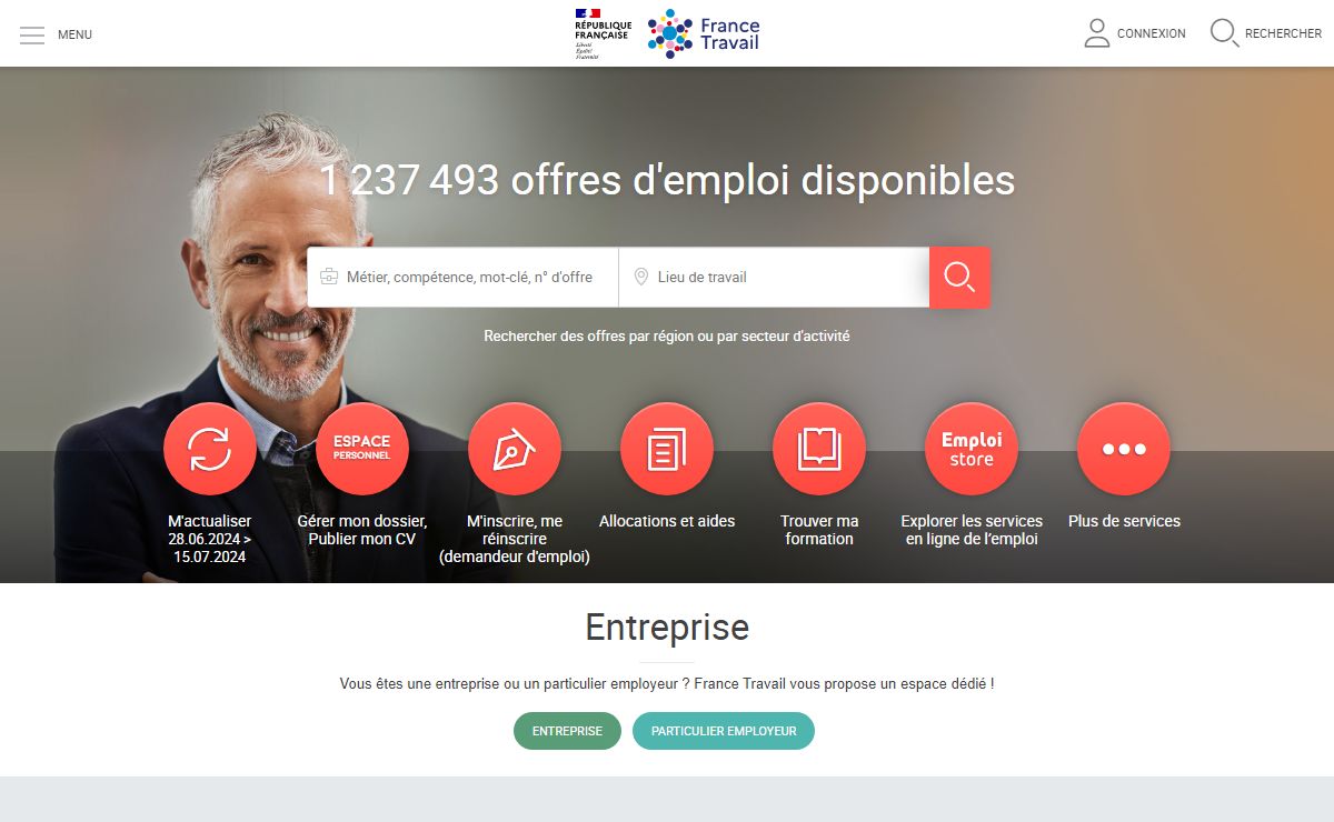 Accueil France Travail | France Travail
