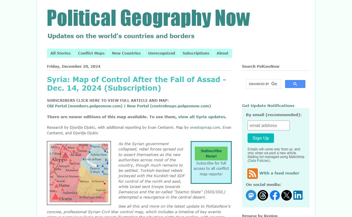Political Geography Now