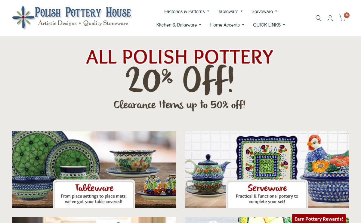 Polish Pottery House Stoneware | Boleslawiec Pottery