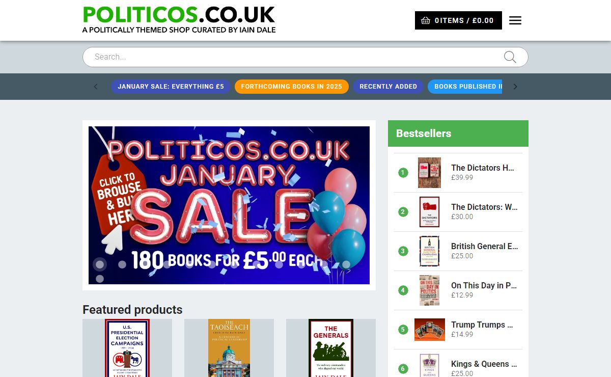Homepage | Politicos.co.uk