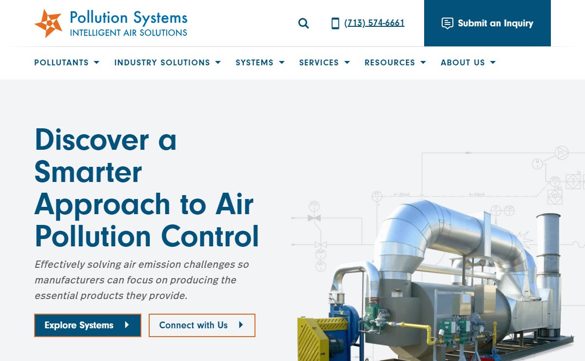 Industrial Air Pollution Control | Pollution Systems