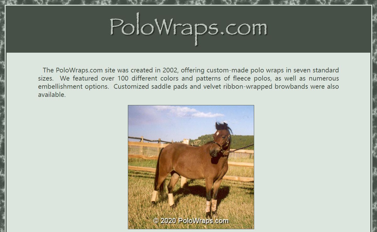 PoloWraps.com - Over 100 Colors and Patterns of Polo Wraps for All Sizes of Equines.