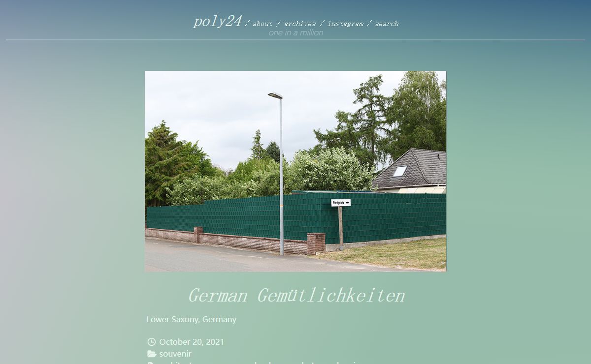 poly24 : Photoblog