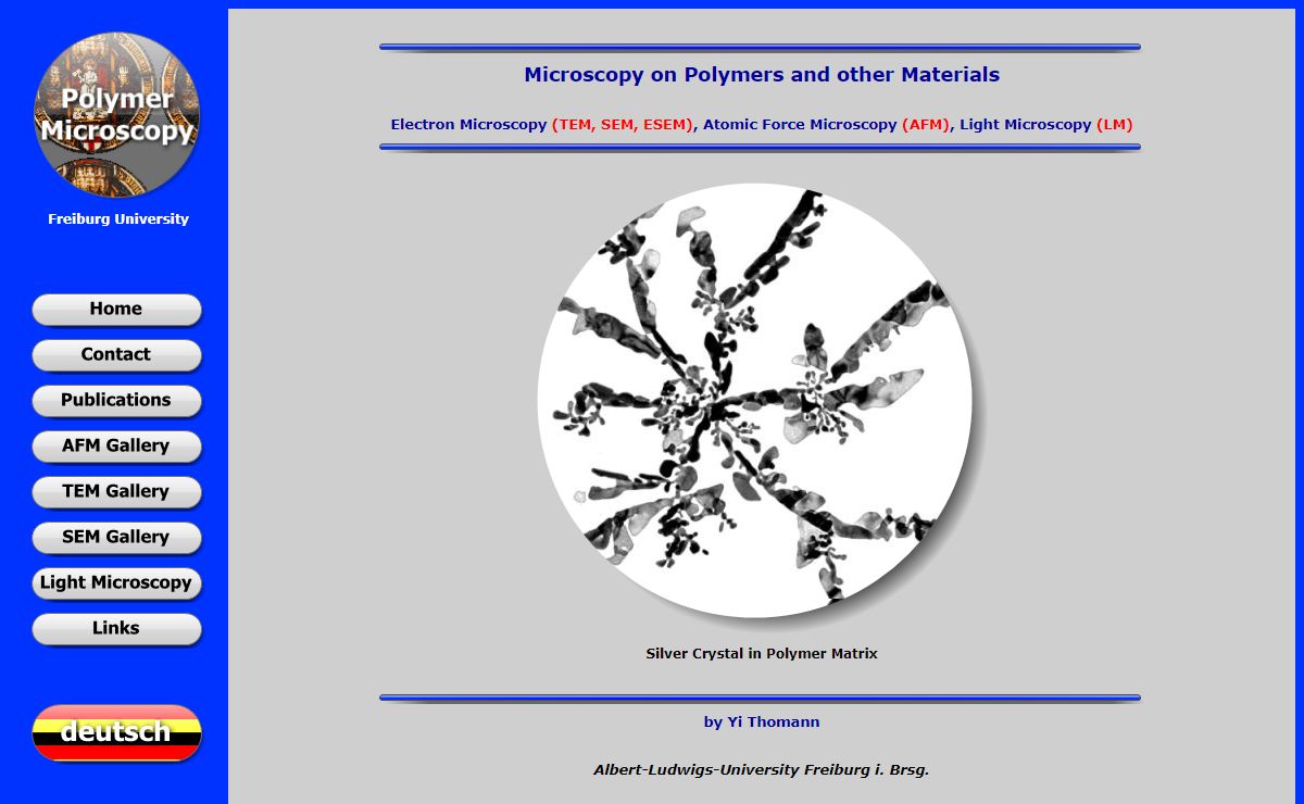 Microscopy on Polymer Systems by Yi and Ralf Thomann