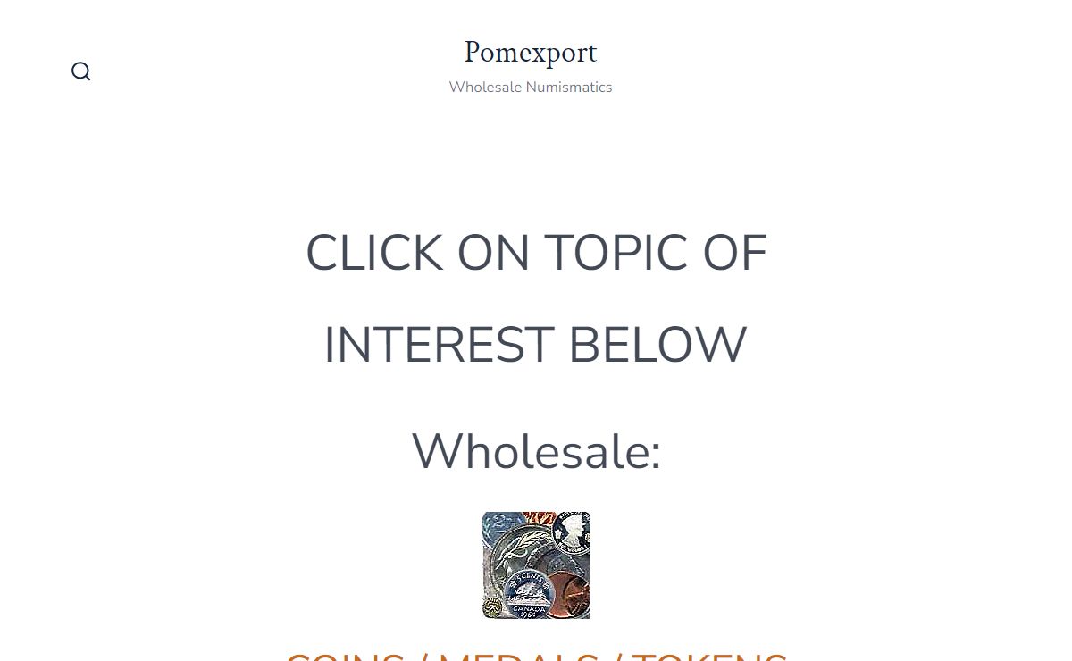 Pomexport – Wholesale Numismatics