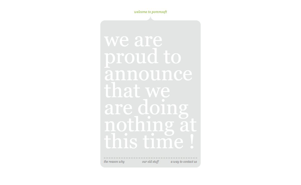 pommsoft : homepage