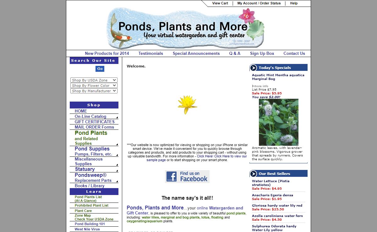 pondsplantsandmore.com