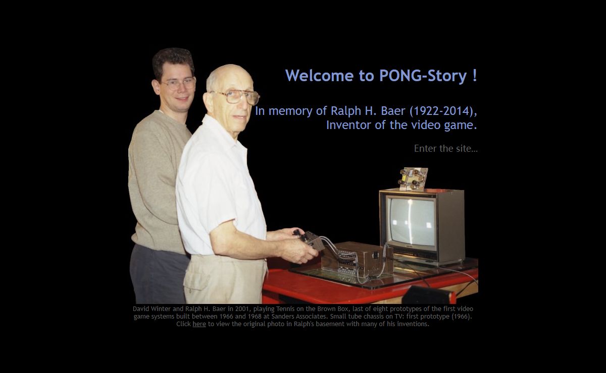 Pong-Story : Welcome
