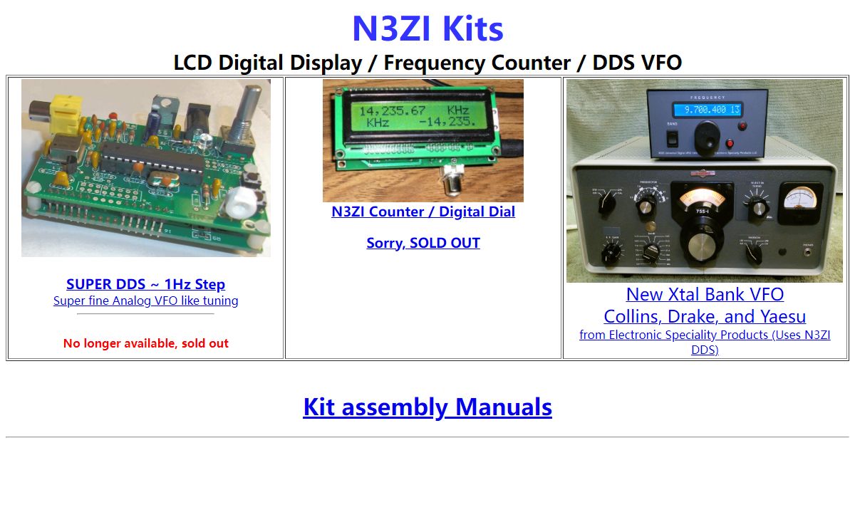 LCD Digital Dial DDS VFO