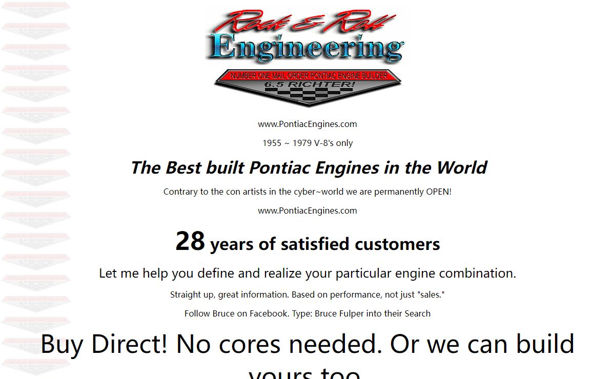 Pontiac Engines : Rock and Roll Engineering