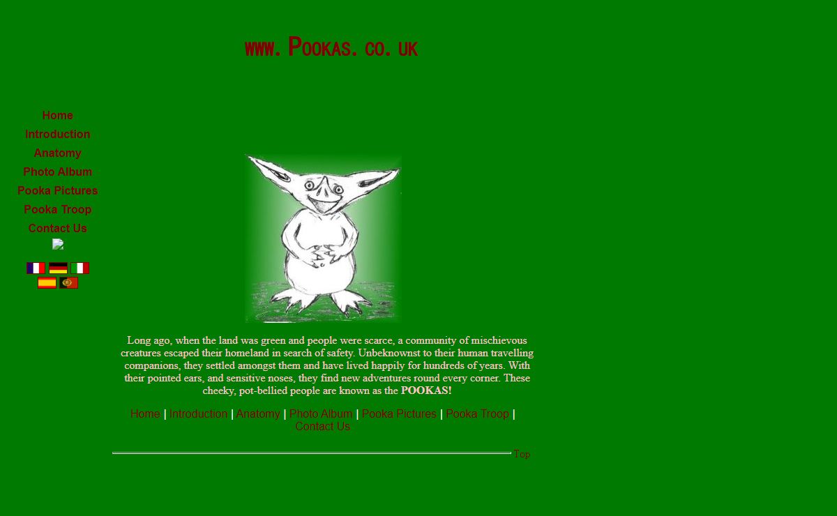 the POOKAS - Home Page