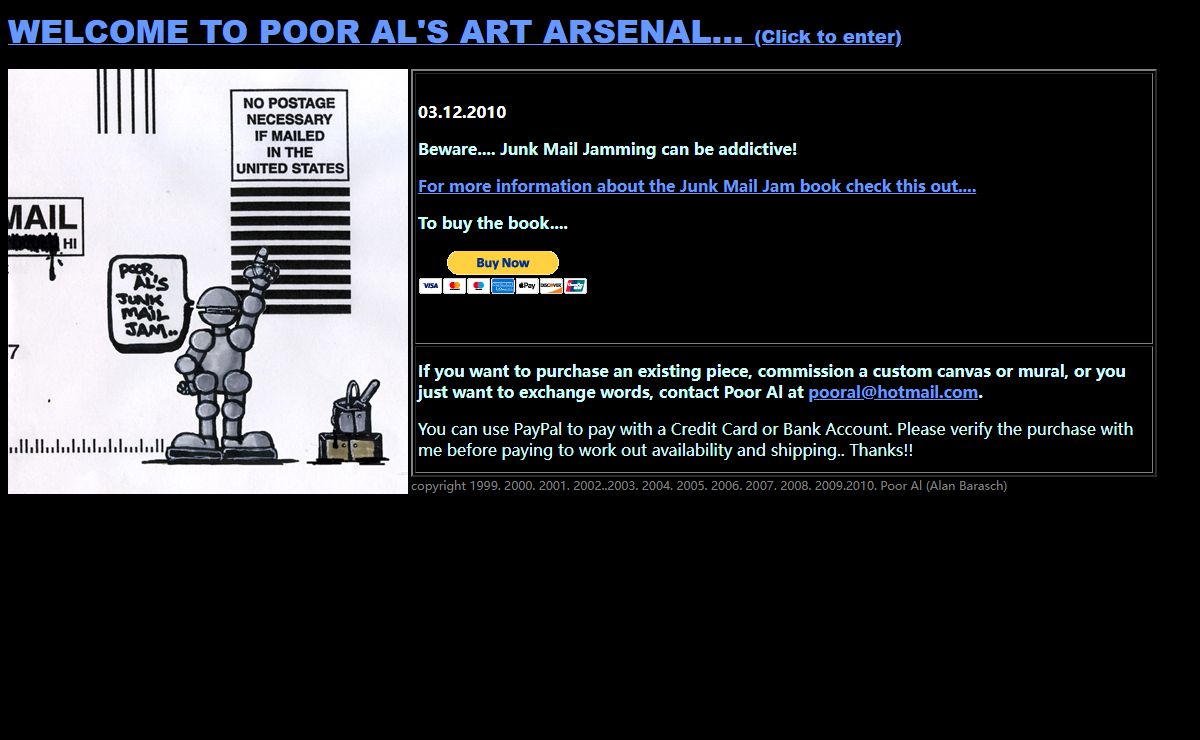 pooral.com-Poor Al's Art Arsenal Index
