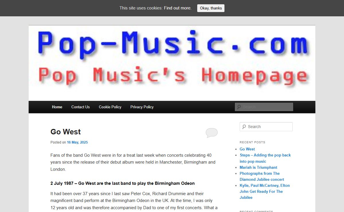 Pop-Music.com - Pop Music's Home PagePop-Music.com | Pop Music's Home Page