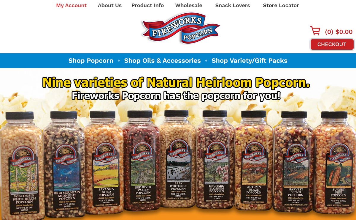 Healthy Gourmet Popcorn | Gift Sets | Popcorn Seasonings & Accessories | Fireworks Popcorn