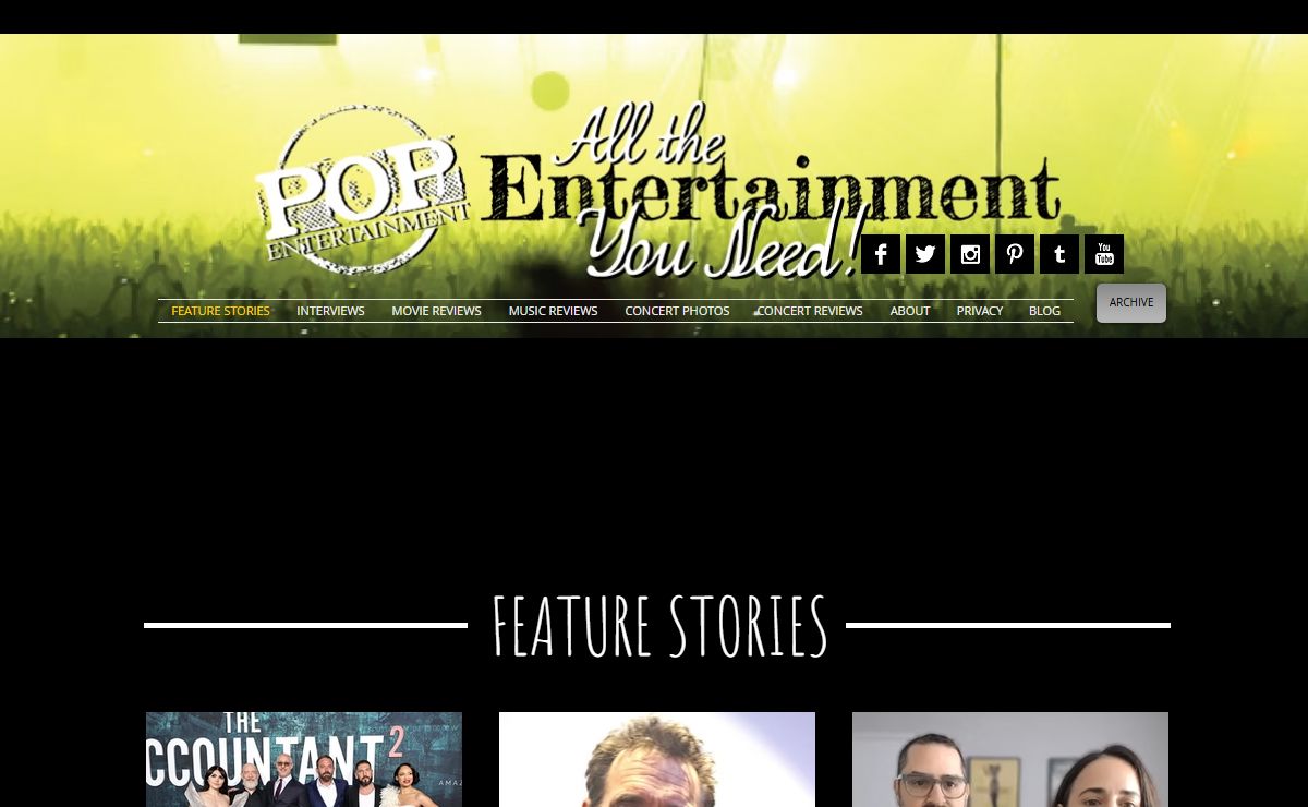 PopEntertainment.com Feature Stories