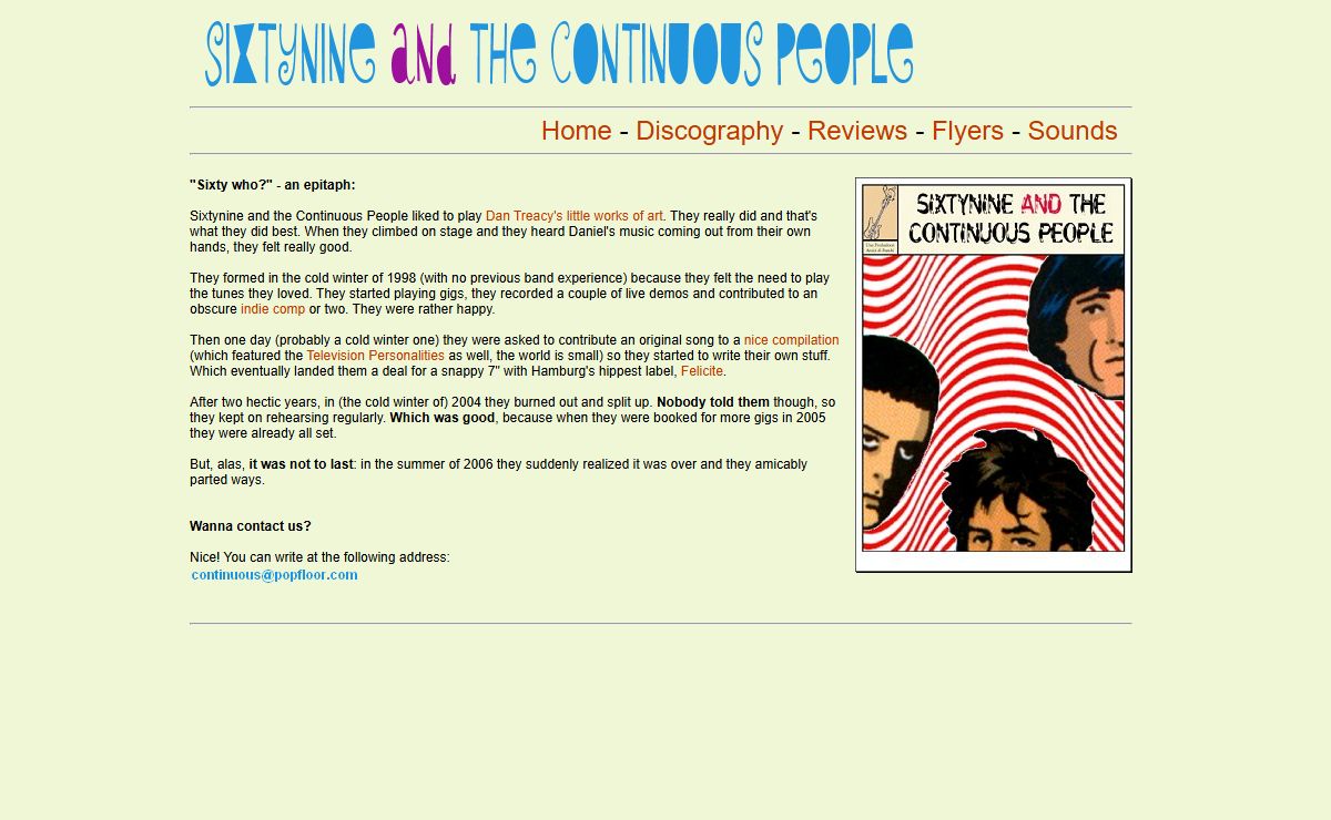 Sixtynine And The Continuous People