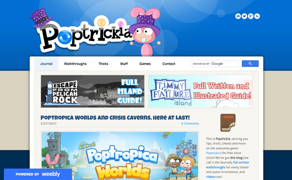 Poptrickia - Tips, tricks, and cheats for Poptropica