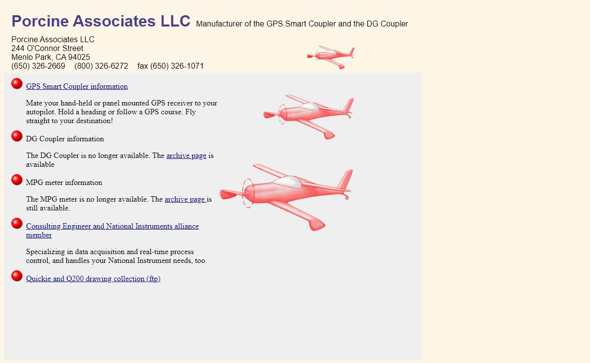 Porcine Associates home page