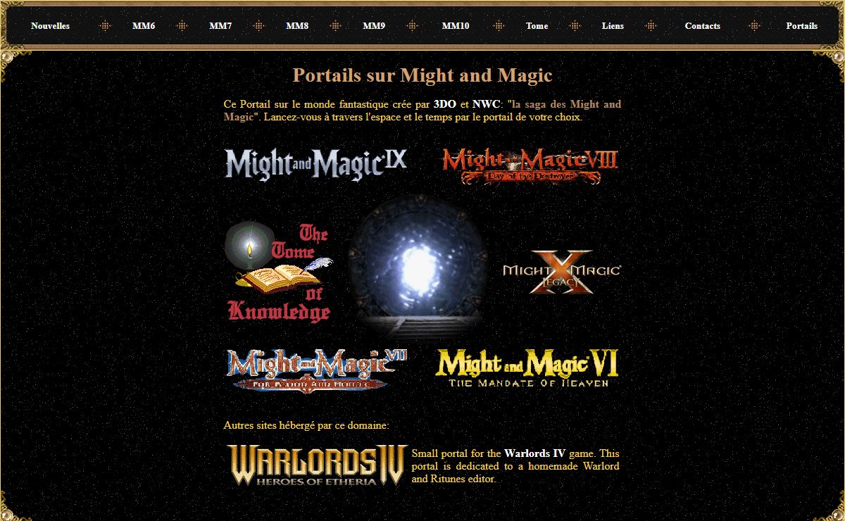 --==[ Portails sur Might and Magic ]==--