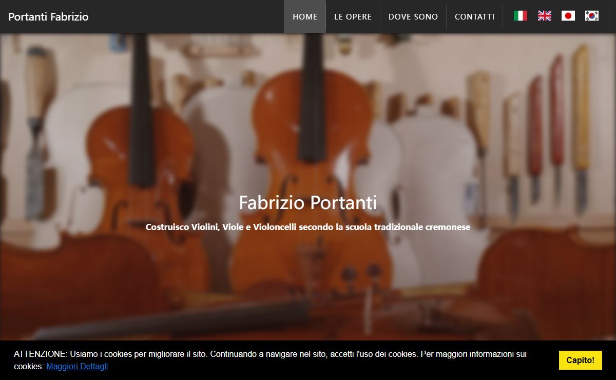 Fabrizio Portanti liutaio in Cremona