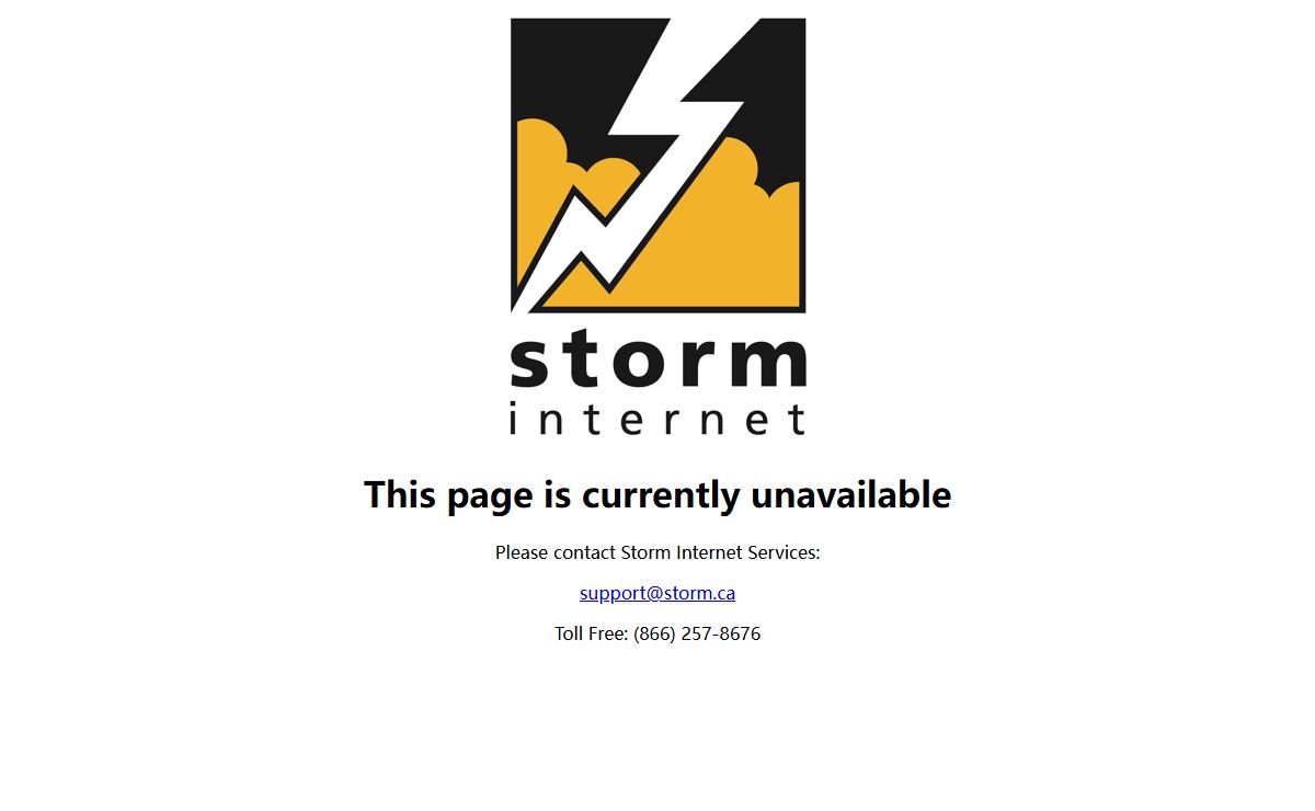 Website Unavailable