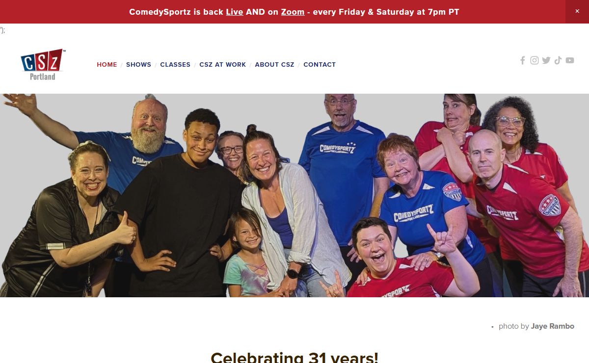 ComedySportz Portland - Live Comedy for Everyone in Portland, Oregon / Improv Training for Your Future