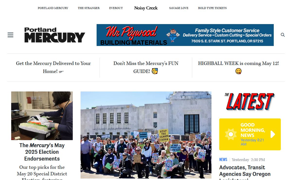 Portland Mercury: News. Entertainment. Trouble.