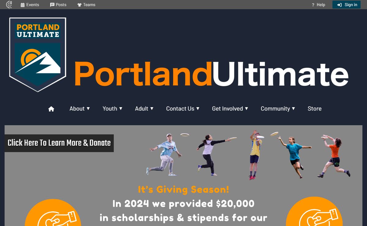 Portland Ultimate: Ultimate Frisbee leagues, tournaments, pick-up and more in Portland, Oregon