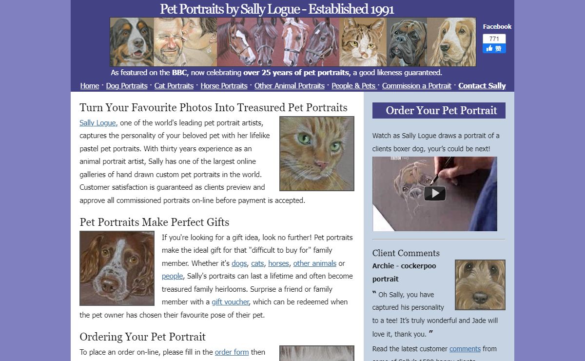 Pet Portraits by Sally Logue - Pet Portraits in Pastel
