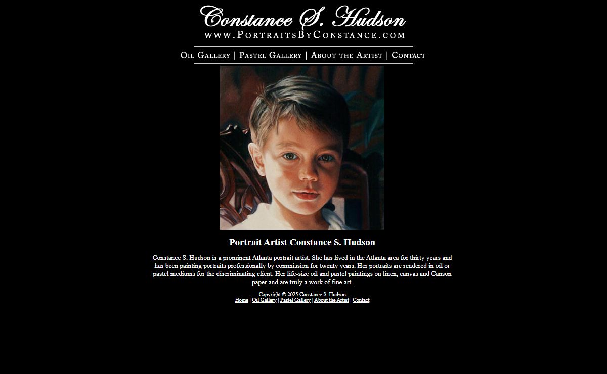Constance S. Hudson - Greater Atlanta Portrait Artist