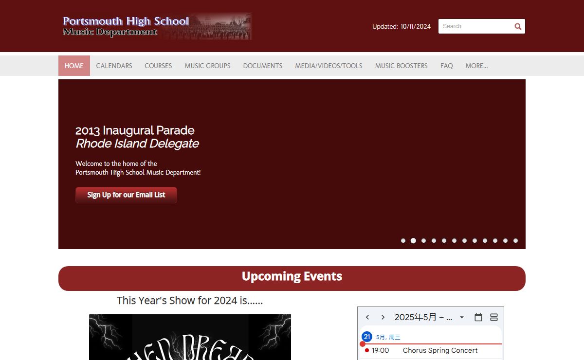 Portsmouth High School Music Department - Home