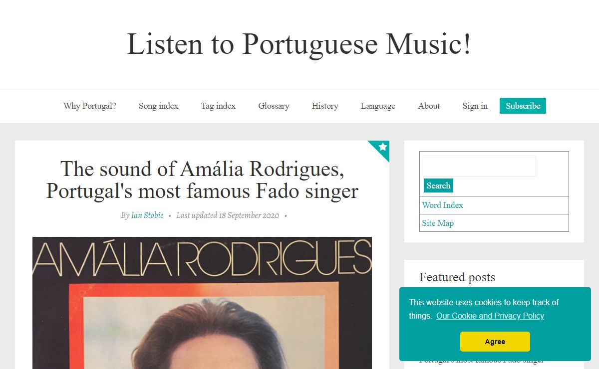 Listen to Portuguese Music!