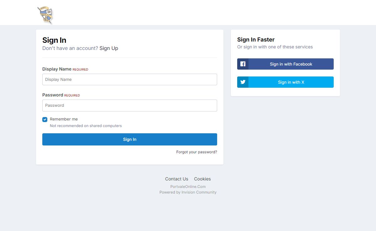 Sign In - PVO