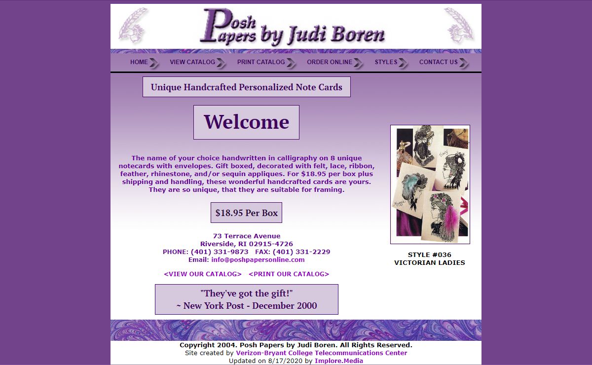 Posh Papers Online by Judi Boren