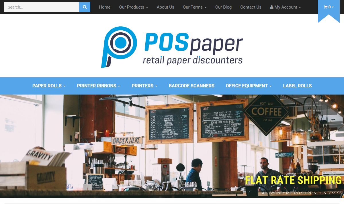POSPaper - high quality, low cost thermal, bond and EFTPOS docket rolls.