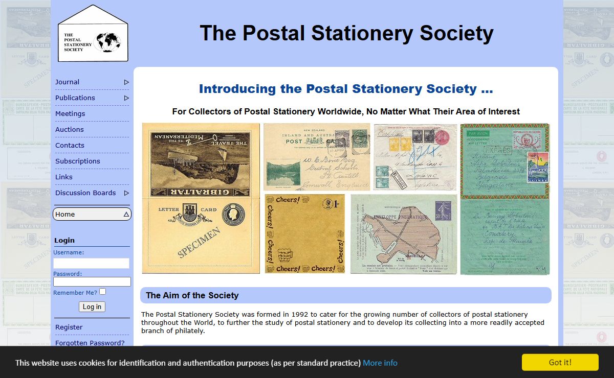 Postal Stationery Society [Postal Stationery Society]