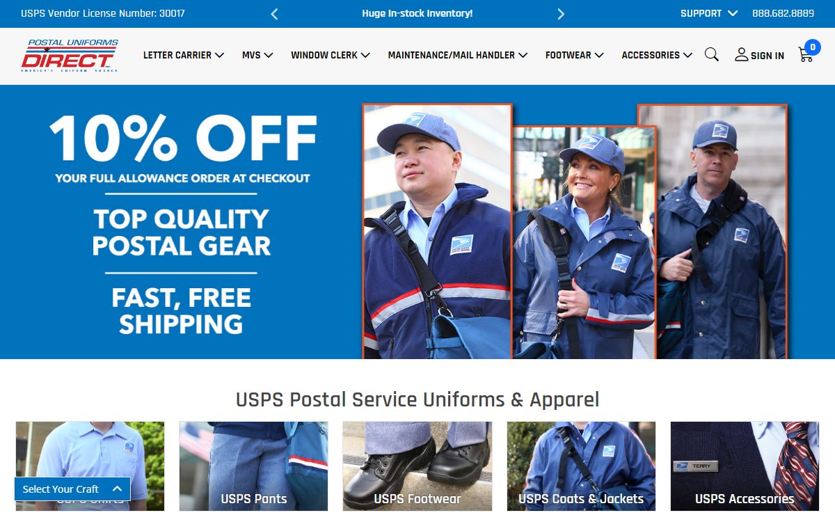Postal Uniforms Direct | Quality USPS Postal Uniforms at Discount Prices