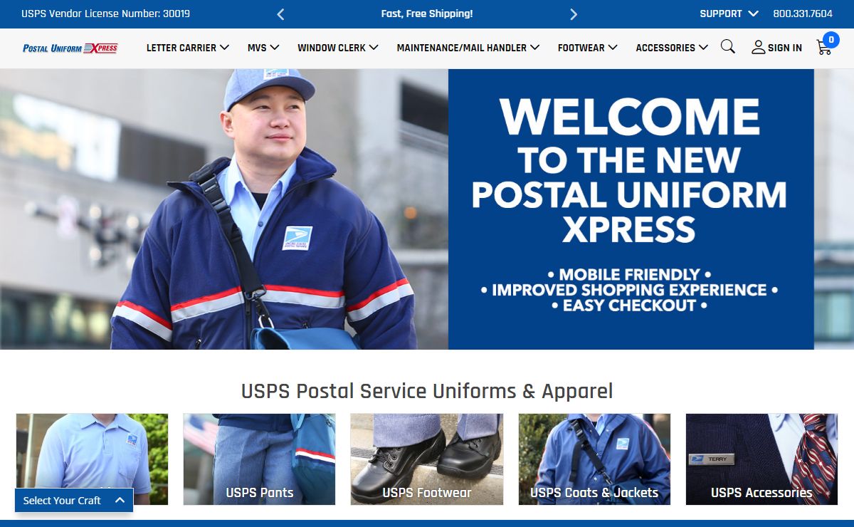 Postal Uniform Xpress | Quality USPS Postal Uniforms at Discount Prices