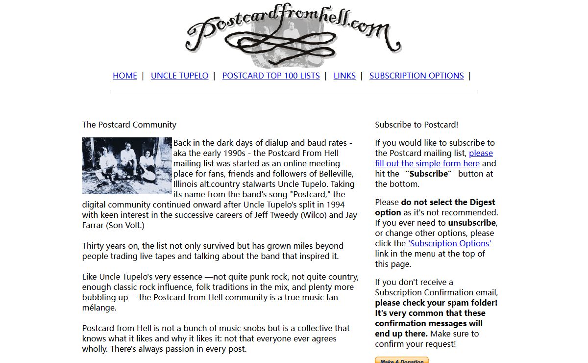 Welcome to the Postcard Mailing List!