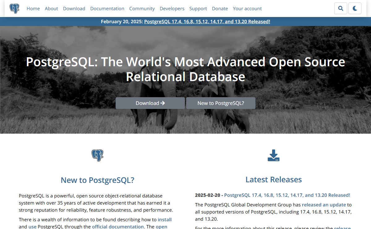 PostgreSQL: The world's most advanced open source database