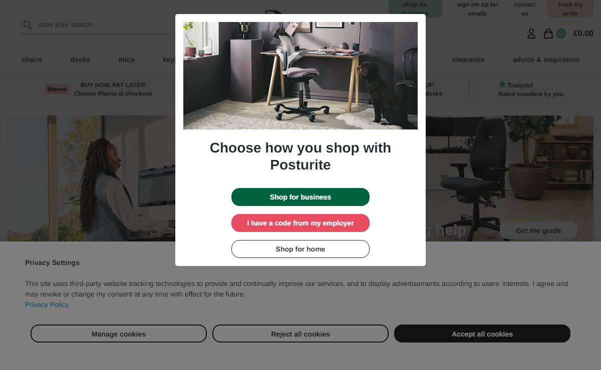 Posturite | Ergonomic Home Office Furniture & Equipment