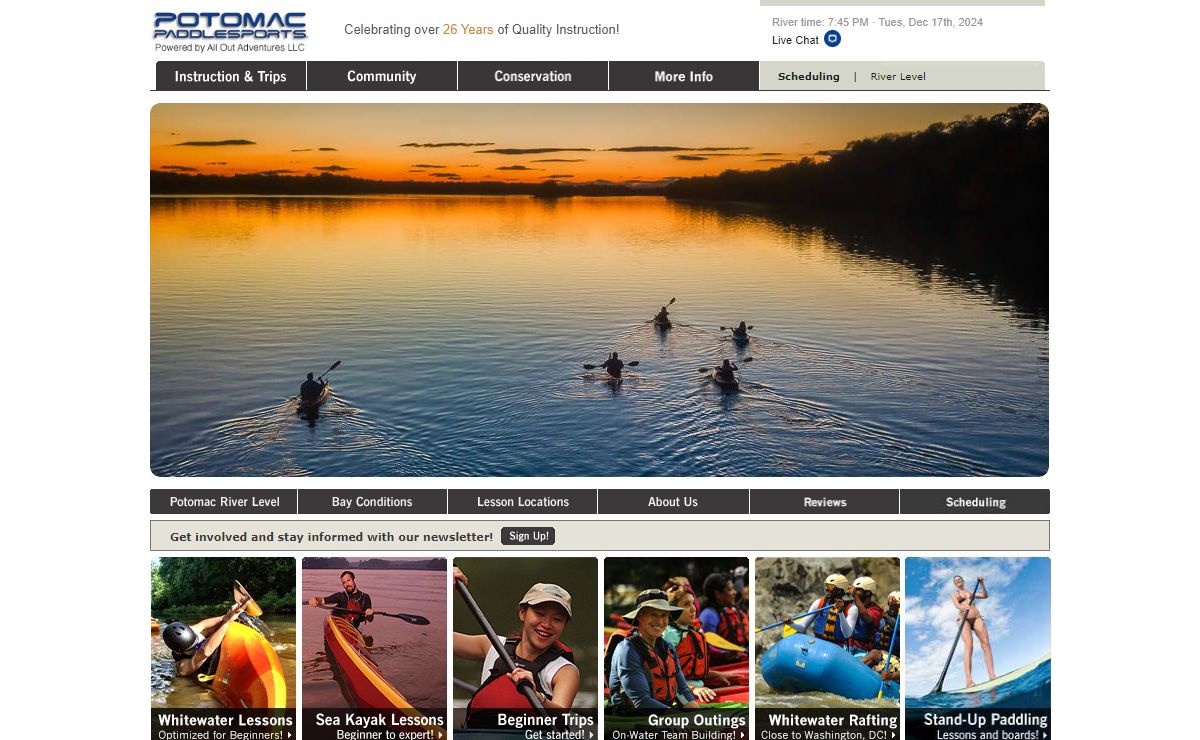 Kayaking and Kayak Lessons Classes On The Potomac River | Kayak Kayaks Kayaking Washington DC Maryland MD Paddling Paddle Instruction Lessons Schools Clubs Stand Up Paddleboard Potomac Maryland Washington DC Virginia Whitewater Rafting Guides Outfitters Potomac River Harpers Ferry West Virginia
