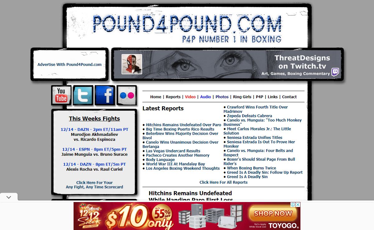 Pound4Pound.com - P4P Number 1 Boxing News
