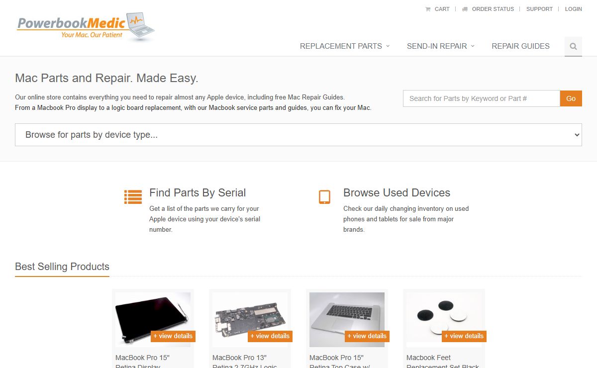 Mac Repair - Mac Parts and Service for Apple Macbook, iPhone, iPad