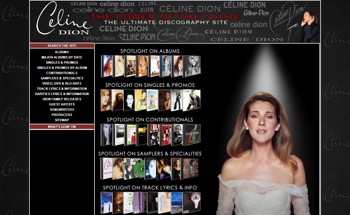 The Ultimate Celine Dion Discography - The Power of The Music