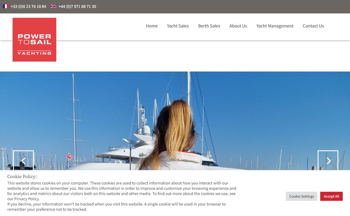 Power To Sail – Power To Sail Yacht Brokerage Antibes